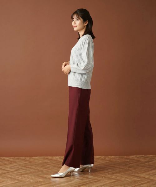 Leilian / レリアン ニット・セーター | 編み柄バルーンスリーブニット | 詳細5