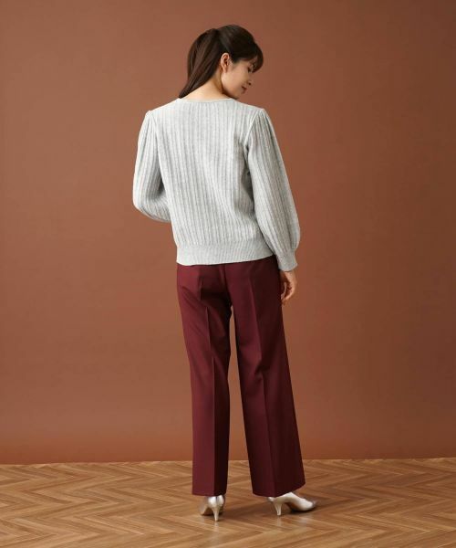 Leilian / レリアン ニット・セーター | 編み柄バルーンスリーブニット | 詳細6