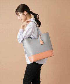 Leilian / レリアン トートバッグ | コンビカラートートバッグ