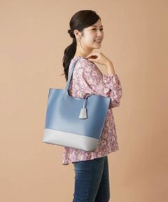 Leilian / レリアン トートバッグ | コンビカラートートバッグ