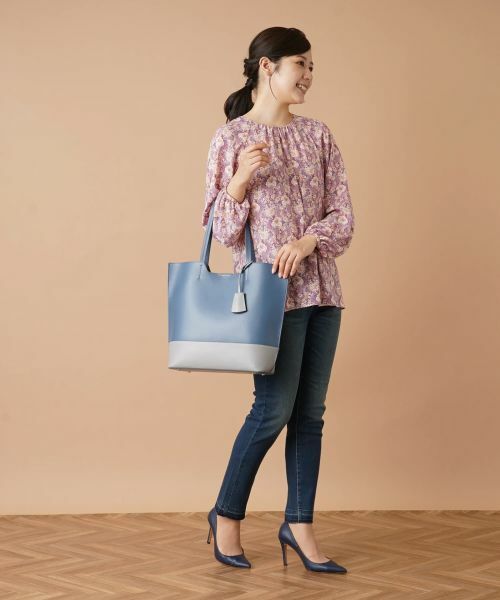 Leilian / レリアン トートバッグ | コンビカラートートバッグ | 詳細1