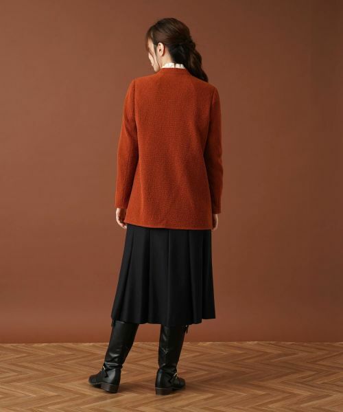 Leilian / レリアン テーラードジャケット | キルトピンニットジャケット【BONOTTO】 | 詳細3