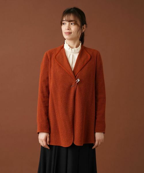 Leilian / レリアン テーラードジャケット | キルトピンニットジャケット【BONOTTO】 | 詳細4