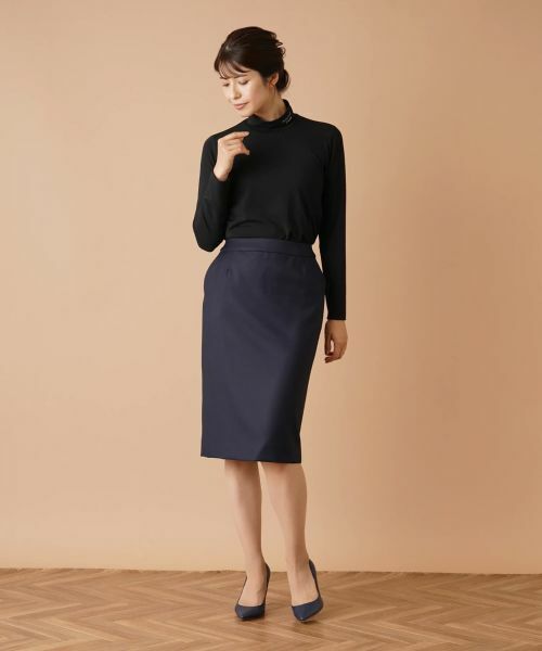 Leilian / レリアン ミニ・ひざ丈スカート | タイトスカート【LORO PIANA】 | 詳細1