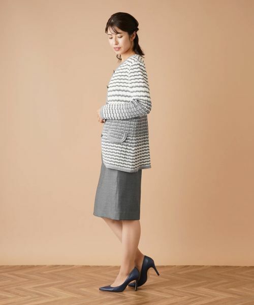 Leilian / レリアン ミニ・ひざ丈スカート | タイトスカート【LORO PIANA】 | 詳細15