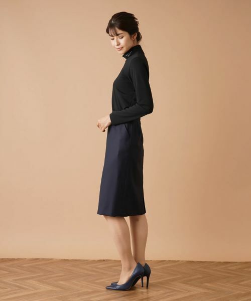 Leilian / レリアン ミニ・ひざ丈スカート | タイトスカート【LORO PIANA】 | 詳細2