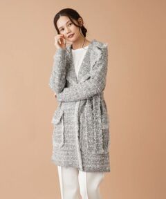 Leilian / レリアン その他アウター | ラメツイードコート