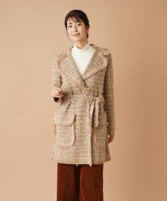 Leilian / レリアン その他アウター | ラメツイードコート