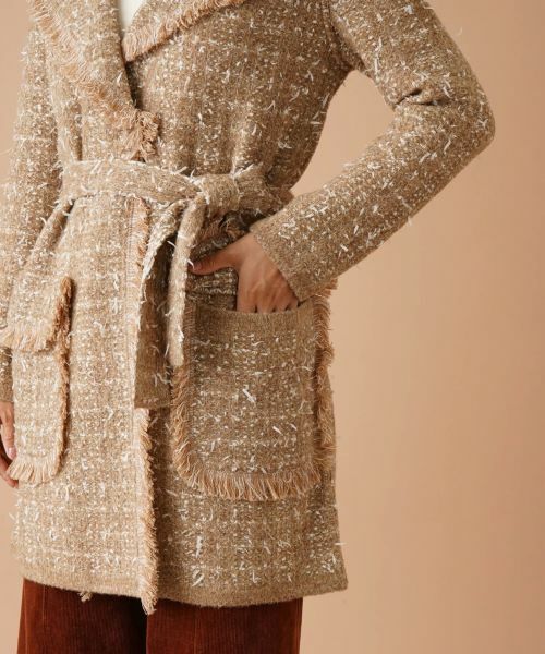 Leilian / レリアン その他アウター | ラメツイードコート | 詳細15