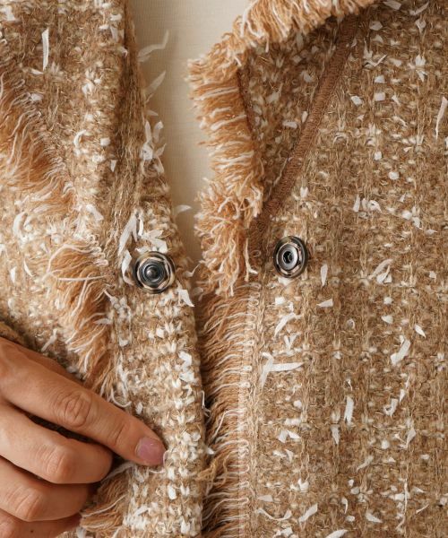 Leilian / レリアン その他アウター | ラメツイードコート | 詳細18
