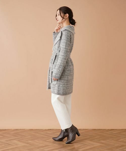 Leilian / レリアン その他アウター | ラメツイードコート | 詳細2