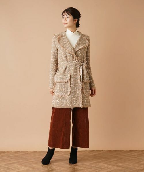 Leilian / レリアン その他アウター | ラメツイードコート | 詳細4