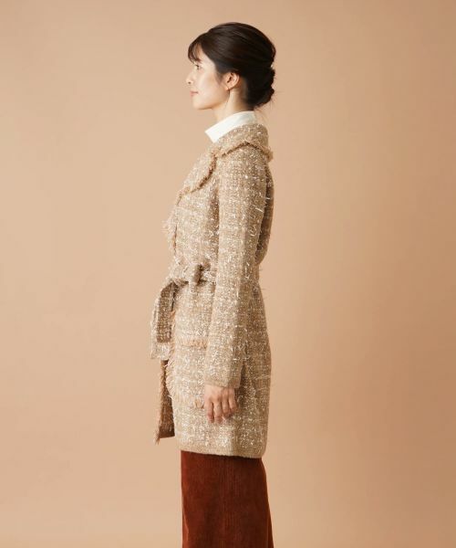 Leilian / レリアン その他アウター | ラメツイードコート | 詳細8