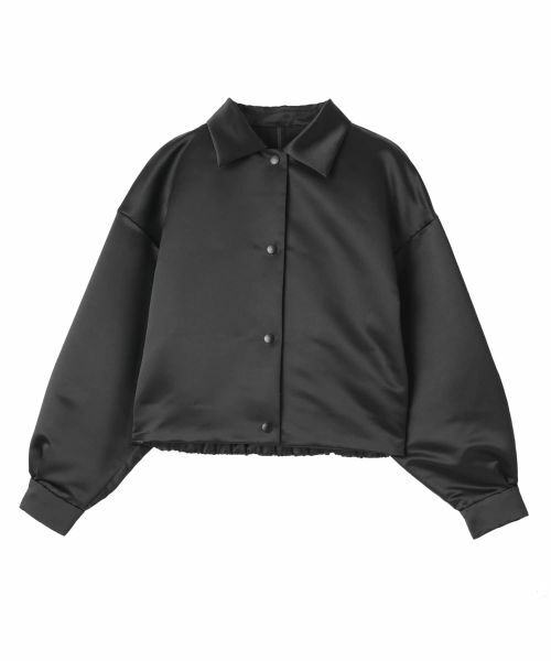 Leilian/レリアン スナップボタンジャケット ブラック 9(M) Leilian/レリアン スナップボタンジャケット ブラック 9(M)