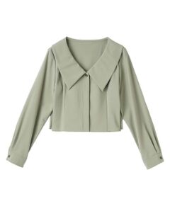 Leilian / レリアン シャツ・ブラウス | 大きな襟ブラウス