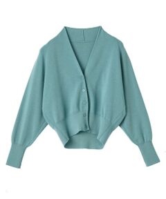 Leilian / レリアン カーディガン・ボレロ | Vネックニットカーディガン