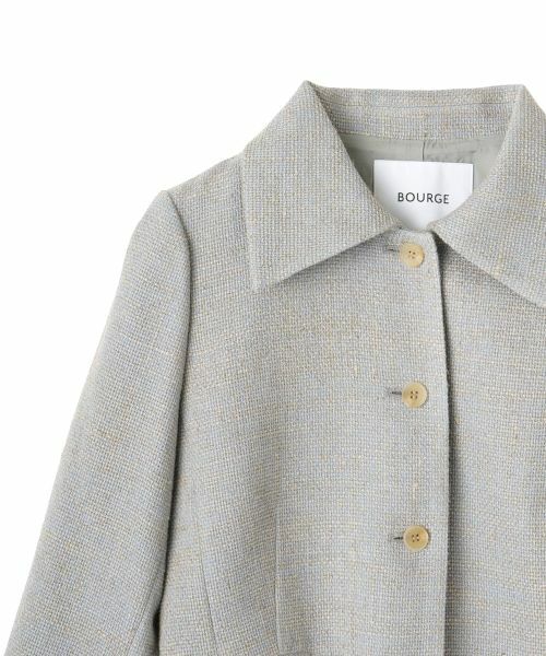 Leilian / レリアン テーラードジャケット | 【セットアップ対応商品】麻混ジャケット | 詳細2