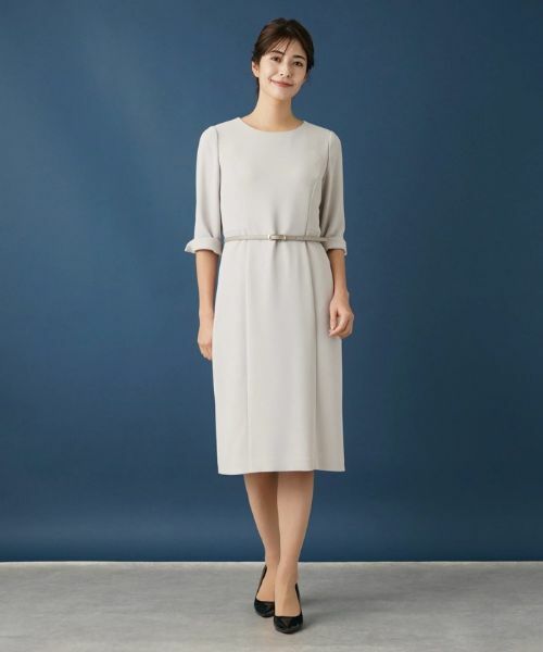 Leilian / レリアン ベルト・サスペンダー | 型押しレザー細ベルト | 詳細3