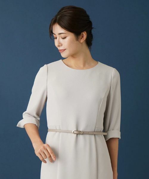 Leilian / レリアン ベルト・サスペンダー | 型押しレザー細ベルト | 詳細4