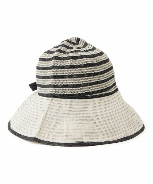 Leilian / レリアン ハット | ボーダー柄風【VECCHI】 | 詳細1