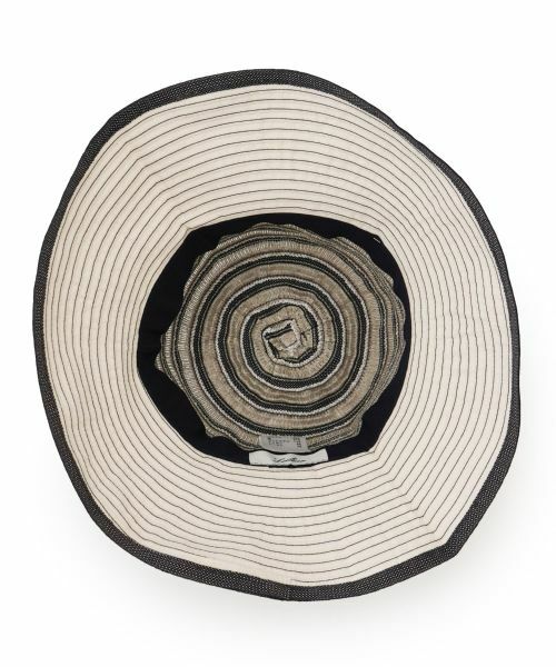 Leilian / レリアン ハット | ボーダー柄風【VECCHI】 | 詳細2