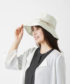 Leilian / レリアン ハット | ボーダー風ハット【VECCHI】