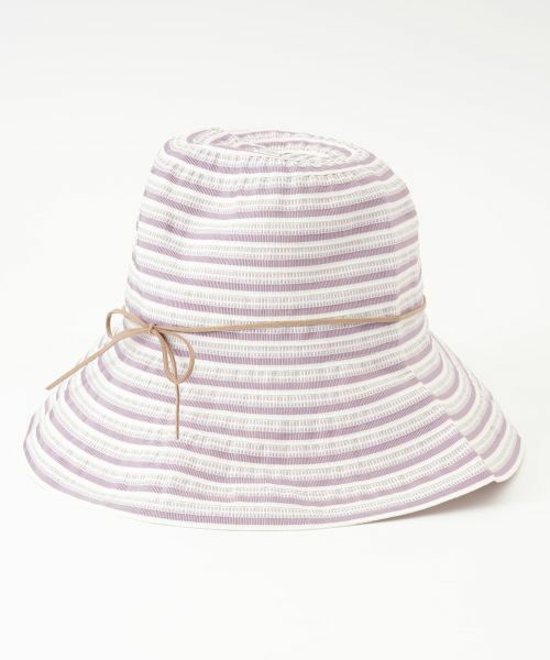 Leilian / レリアン ハット | ボーダー風ハット【VECCHI】 | 詳細1