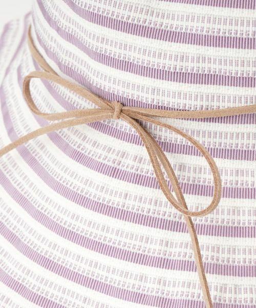 Leilian / レリアン ハット | ボーダー風ハット【VECCHI】 | 詳細3