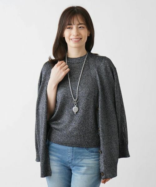 Leilian / レリアン ネックレス・ペンダント・チョーカー | 異素材ミックスロングネックレス | 詳細1