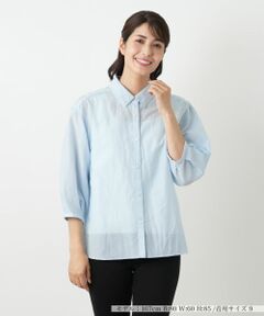 Leilian / レリアン シャツ・ブラウス | メッシュブラウス【Leilian WHITE LABEL】