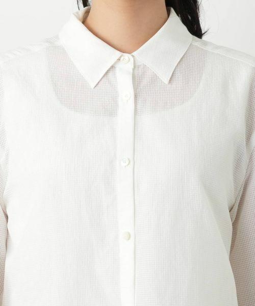Leilian / レリアン シャツ・ブラウス | メッシュブラウス【Leilian WHITE LABEL】 | 詳細10