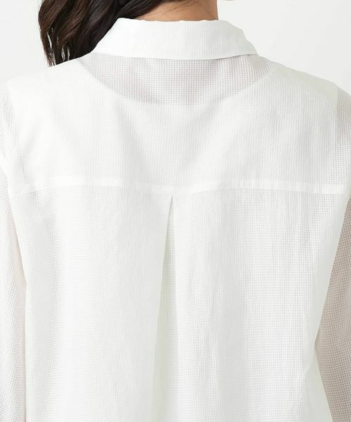 Leilian / レリアン シャツ・ブラウス | メッシュブラウス【Leilian WHITE LABEL】 | 詳細11