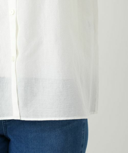 Leilian / レリアン シャツ・ブラウス | メッシュブラウス【Leilian WHITE LABEL】 | 詳細13