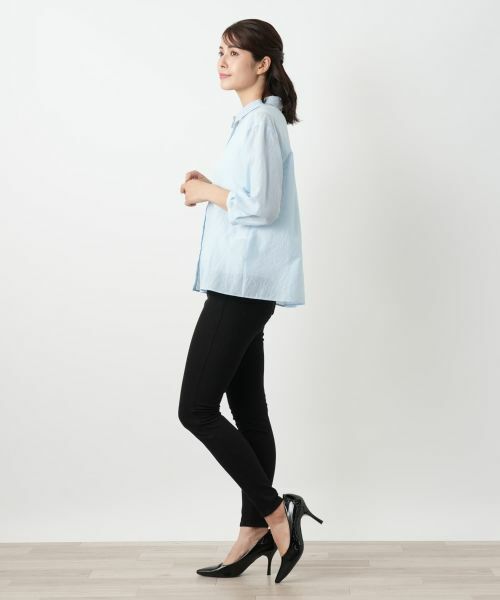 Leilian / レリアン シャツ・ブラウス | メッシュブラウス【Leilian WHITE LABEL】 | 詳細2