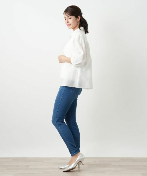 Leilian / レリアン シャツ・ブラウス | メッシュブラウス【Leilian WHITE LABEL】 | 詳細5