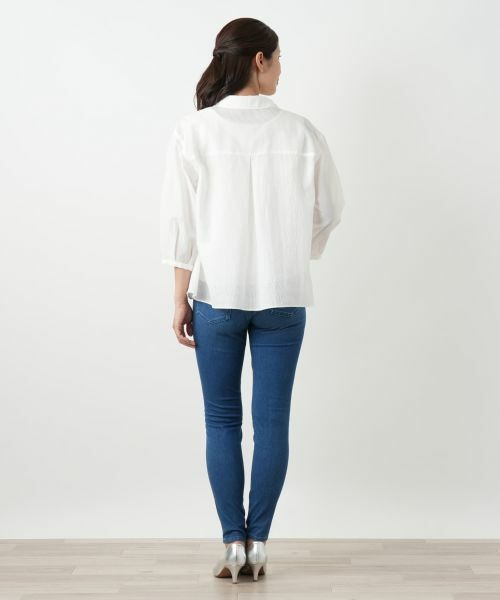 Leilian / レリアン シャツ・ブラウス | メッシュブラウス【Leilian WHITE LABEL】 | 詳細6