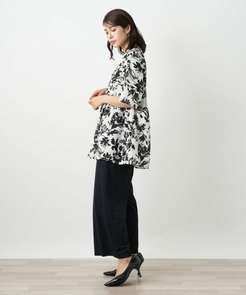 Leilian / レリアン シャツ・ブラウス | プリントフレアブラウス【Leilian WHITE LABEL】 | 詳細2