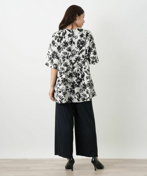 Leilian / レリアン シャツ・ブラウス | プリントフレアブラウス【Leilian WHITE LABEL】 | 詳細3