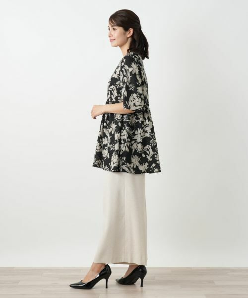 Leilian / レリアン シャツ・ブラウス | プリントフレアブラウス【Leilian WHITE LABEL】 | 詳細5