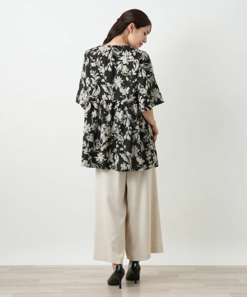 Leilian / レリアン シャツ・ブラウス | プリントフレアブラウス【Leilian WHITE LABEL】 | 詳細6