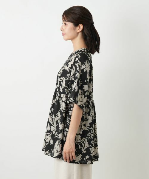 Leilian / レリアン シャツ・ブラウス | プリントフレアブラウス【Leilian WHITE LABEL】 | 詳細8