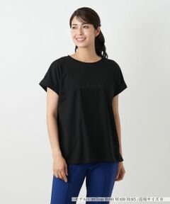 Leilian / レリアン Tシャツ | ロゴ刺繍Tシャツ【Leilian WHITE LABEL】