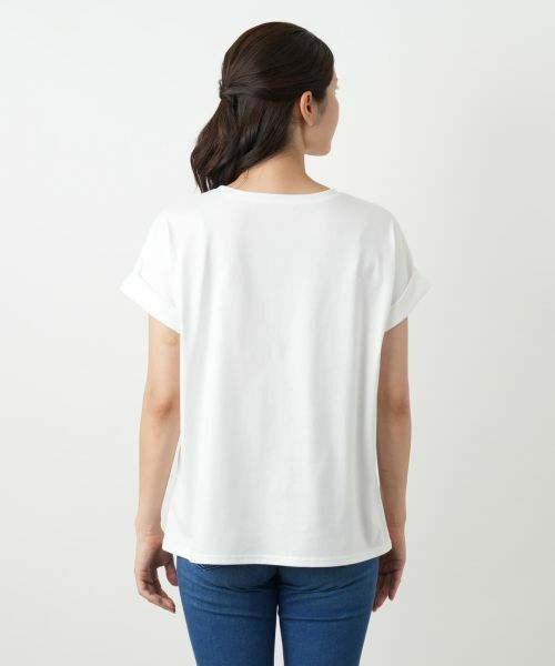 Leilian / レリアン Tシャツ | ロゴ刺繍Tシャツ【Leilian WHITE LABEL】 | 詳細14