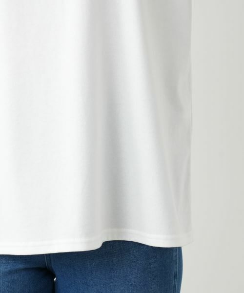 Leilian / レリアン Tシャツ | ロゴ刺繍Tシャツ【Leilian WHITE LABEL】 | 詳細18