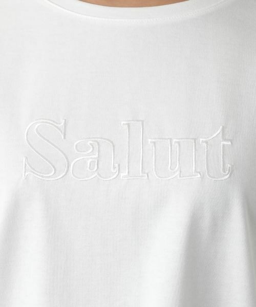Leilian / レリアン Tシャツ | ロゴ刺繍Tシャツ【Leilian WHITE LABEL】 | 詳細19
