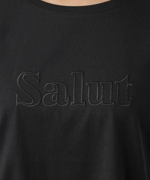 Leilian / レリアン Tシャツ | ロゴ刺繍Tシャツ【Leilian WHITE LABEL】 | 詳細8