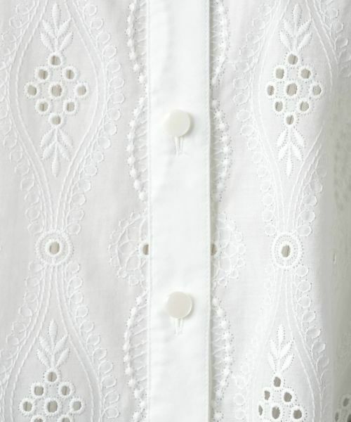 Leilian / レリアン シャツ・ブラウス | カットワーク刺繍ブラウス【Leilian WHITE LABEL】 | 詳細12