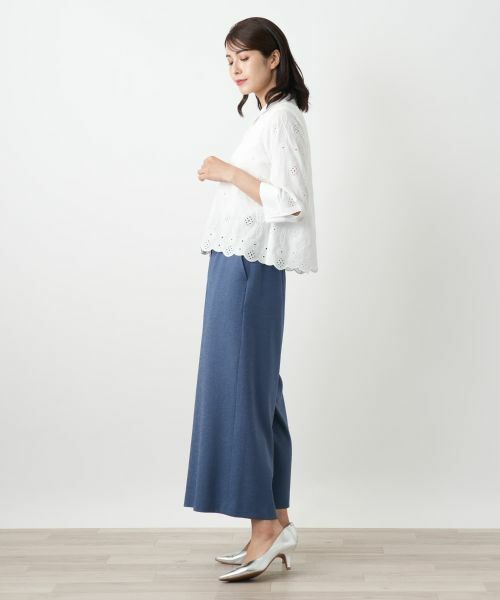 Leilian / レリアン シャツ・ブラウス | カットワーク刺繍ブラウス【Leilian WHITE LABEL】 | 詳細2