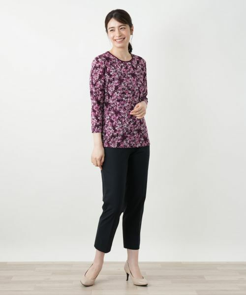 Leilian / レリアン カットソー | プリントカットソー | 詳細1