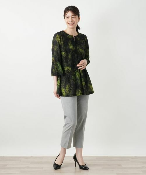 Leilian / レリアン その他パンツ | ストレッチクロップドパンツ | 詳細1